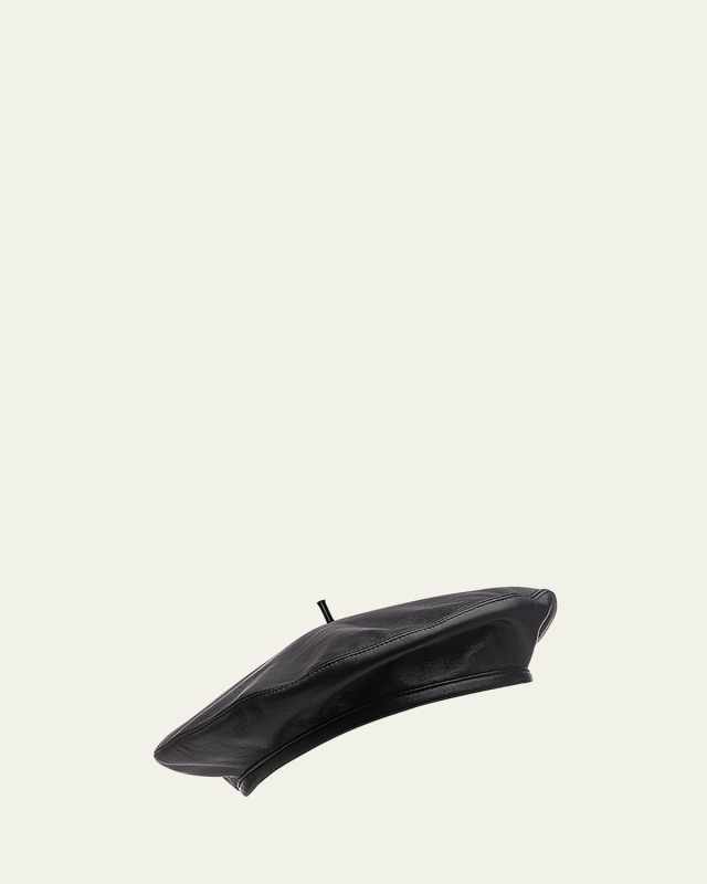Carter Leather Beret